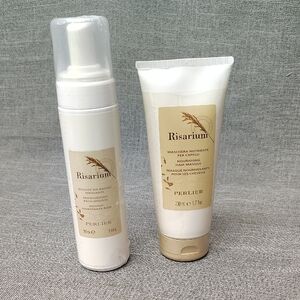 New Perlier Risarium Duo Nourishing Hair Masque and Moisturizing Bath Mousse